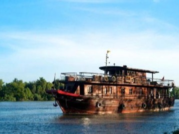 Croisière en bassac sur le  Mékong