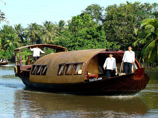 Croisiere sur le Mékong Sampan Privé